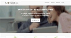 Desktop Screenshot of greenweb.dk