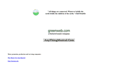 Desktop Screenshot of greenweb.com
